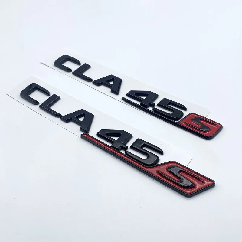 DCALU Black Mate 3D CLA 45 Emblema De Coche CLA45 Trunk De