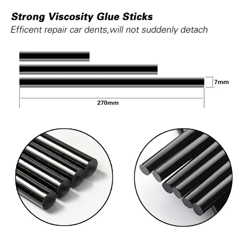 Black Thermoplastic Resin Hot Melt Glue Stick for Car Dent Repair