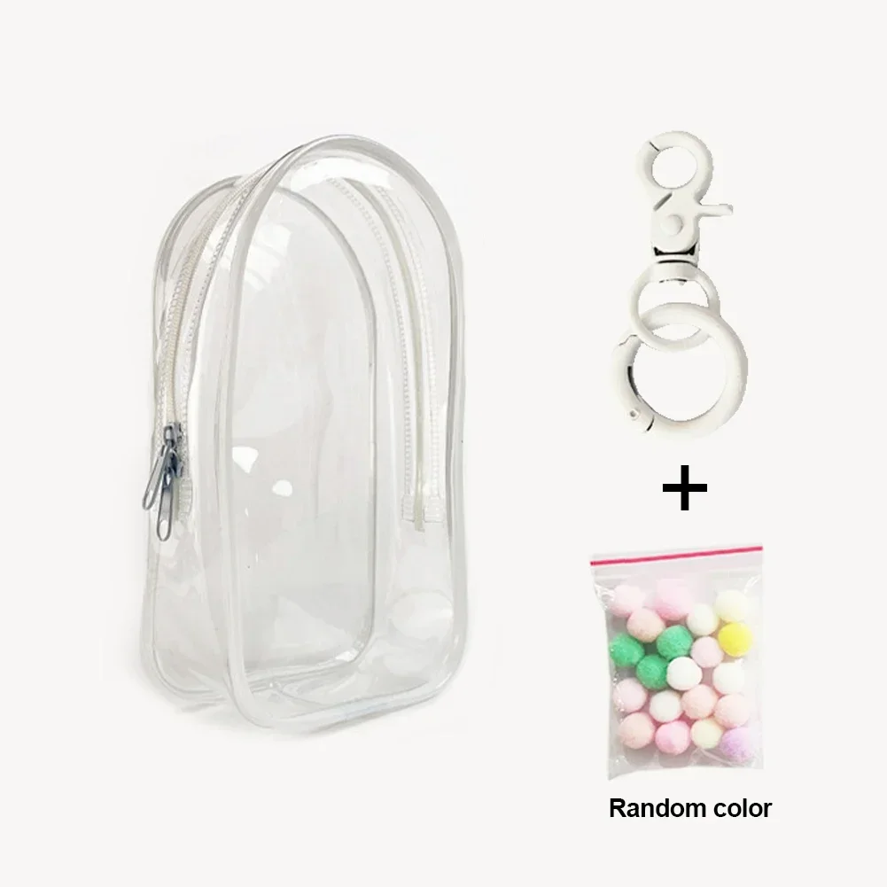 White Keychain Balls