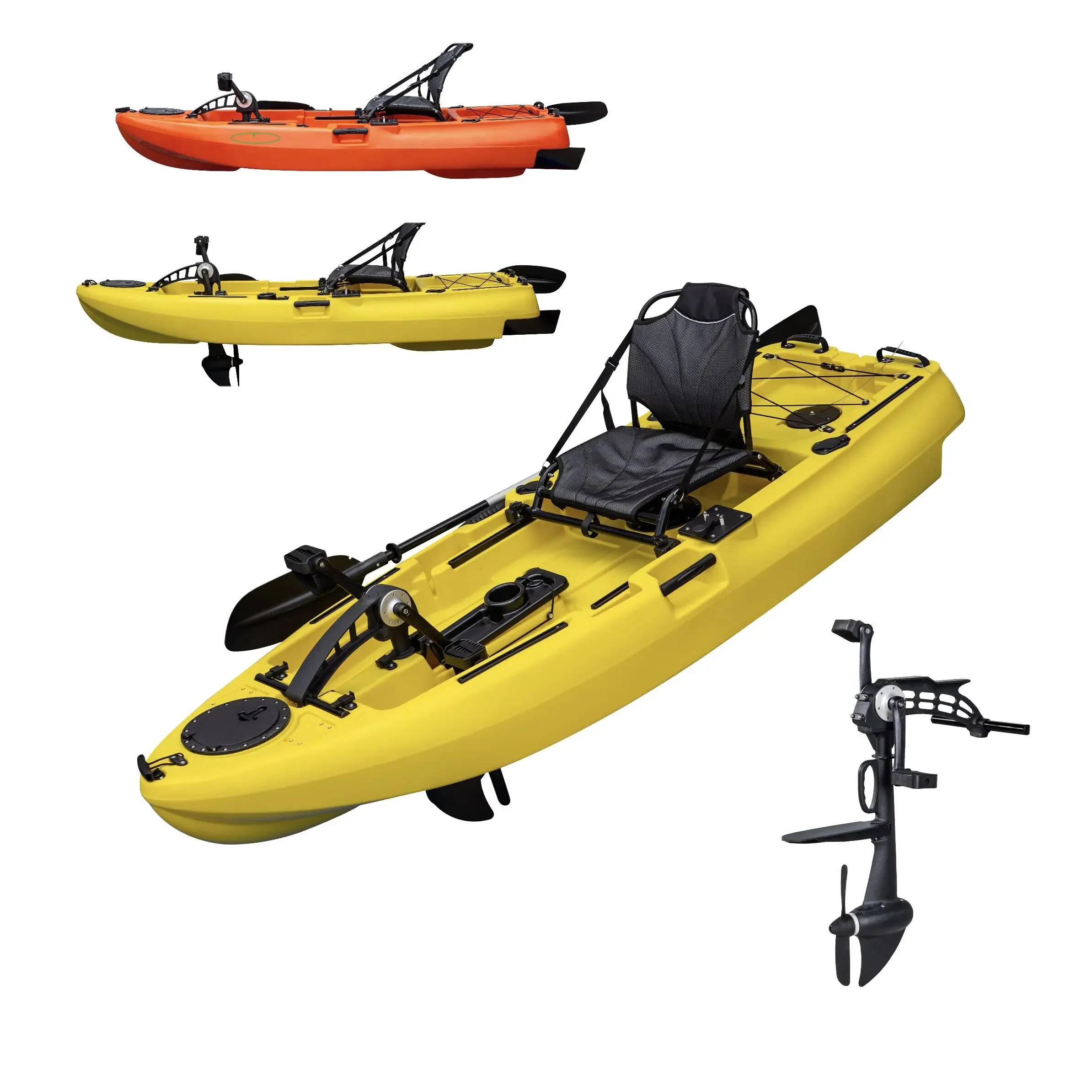 Kayakdepchepdalesavecmoteurlectriqueassissurledessuspche