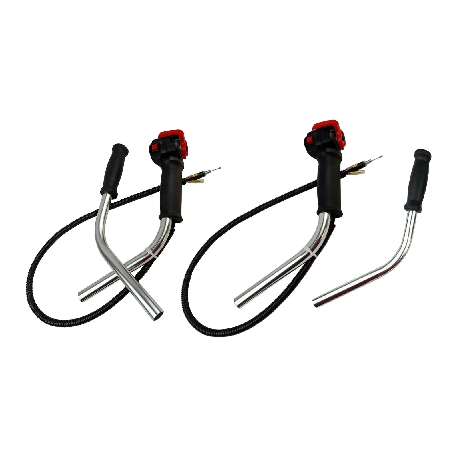 

String Trimmer Handle Switch Throttle Cable Easily Install Wear Resistant Attachments Aluminium Tube Handy Tool for Lawn Trimmer