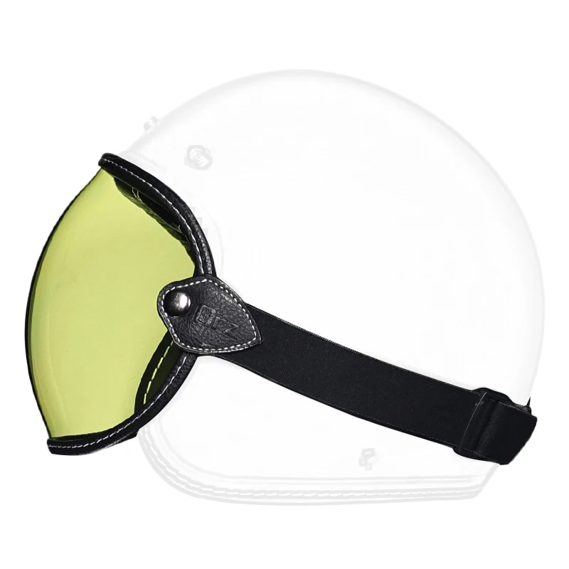 Sun visors compatible with all motorcycle helmets Retro off-road half helmet half open Helmet glass motorcycle goggles helmet lenses