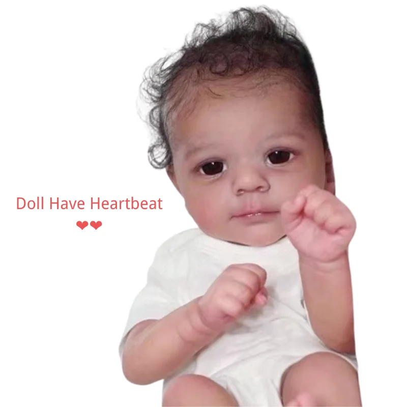 45 см Reborn Baby Felicia с куклой Heartbeat 3D картина кожи реалистичные волосы ручной работы