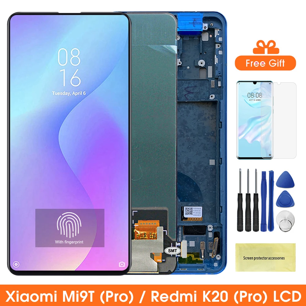 Super Amoled Screen for Xiaomi Mi 9T Pro / Mi 9T Lcd Display Digital