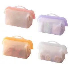 Wide Opening Reusable Silicone Food Storage Bag (E)