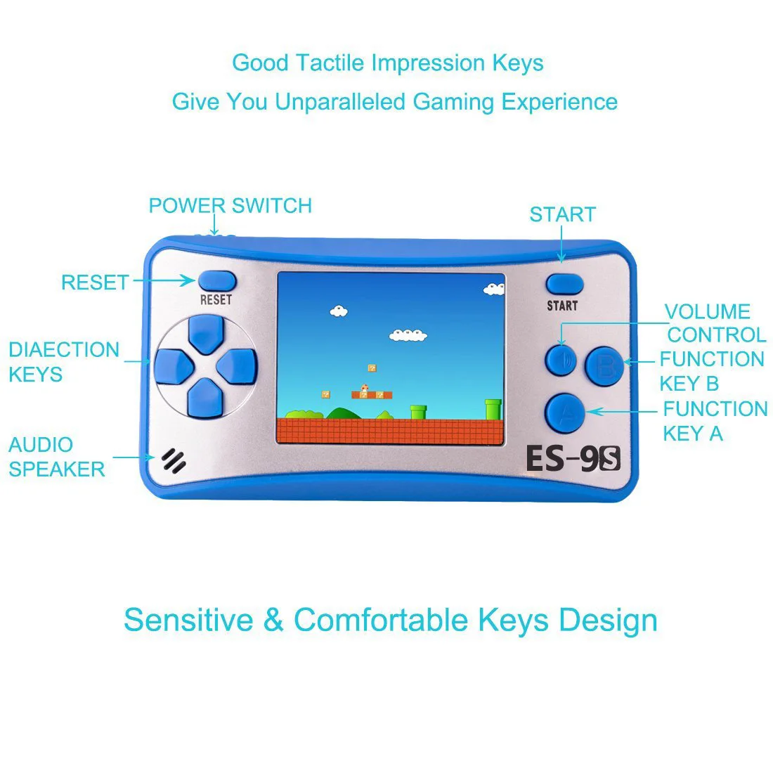  HigoKids 3.2 Large Screen Electronic Handheld Games