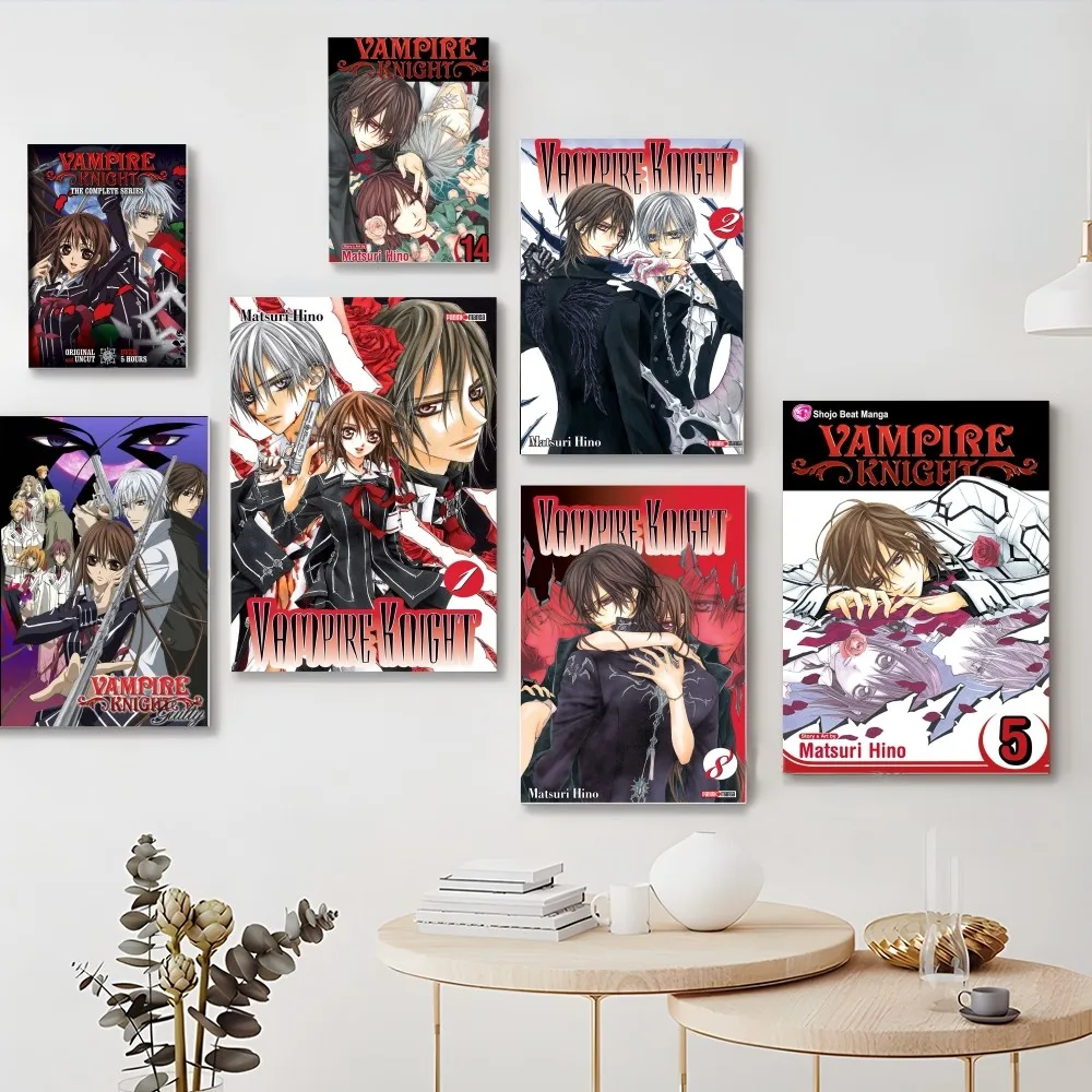 Vampire Knight Poster Movie Poster Appiccicosi Retro Kraft Paper Sticker Diy Room Bar Cafe Estetica Art Wall Painting