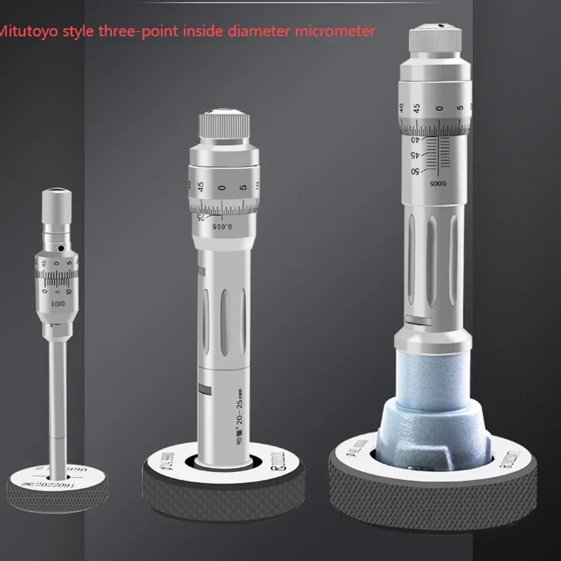 Dreipunkt-Innendurchmesser-Mikrometer – Innenmessschraube 0,004 Mm Genauigkeit, 2–12 Mm (5–6 Mm, Farbe Nach Wahl)