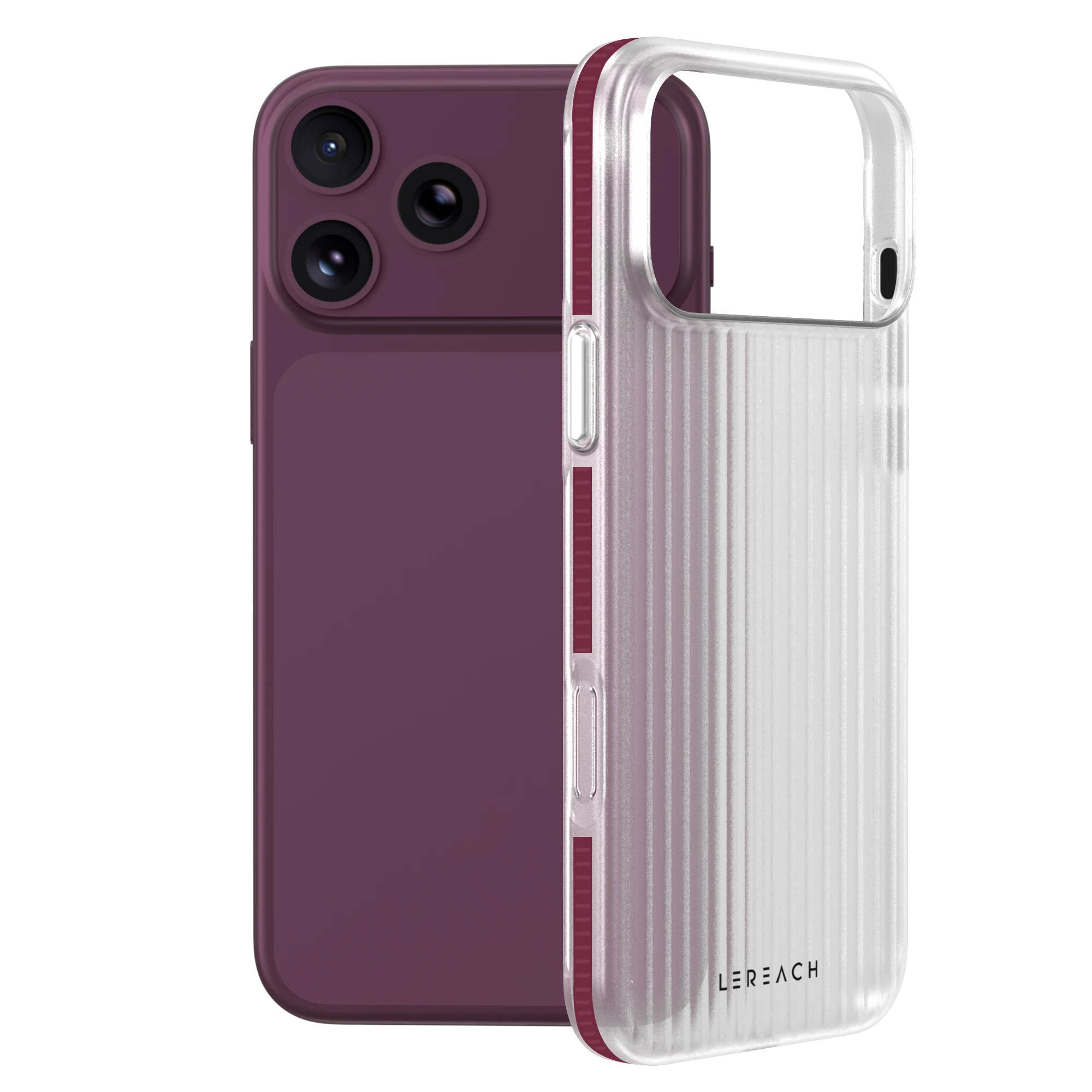 Lereach Corrugated Frosted Phone Case with Double-Side Anti-Slip Strips