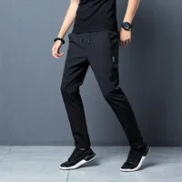 MAIHE Fashion 2021 Men Casual Pants Joggers Fitness Quick Dry Sweatpants Male Summer Breathable Slim Trousers Pencil Pants 3