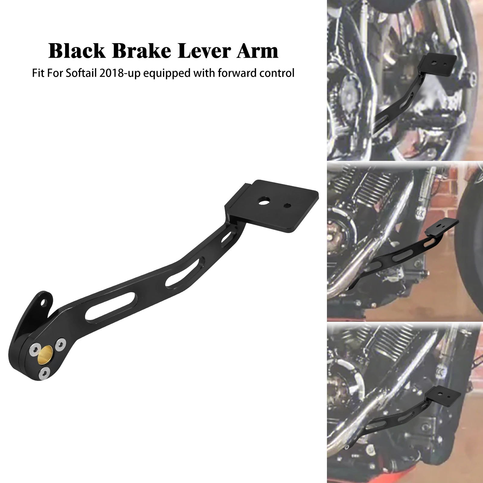 

Мотоциклетный тормозной рычаг переключения передач рычаг драйвера педаль управления для Harley Softail Fat Bob FXDF FXST FLSB Low Rider 18-up CNC