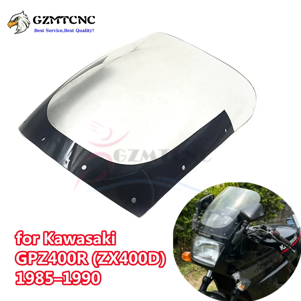 Front Windshield for Kawasaki GPZ400 R GPZ400R ZX400D 1985-1990 ZX