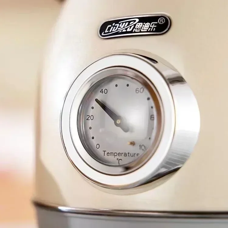 220V-240V Electric Water Kettle 1.8L 1800W 304 Stainless Steel With Thermometer Electric Boiling Coffee Tea Pot 6
