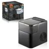 Small Ice Maker Home Automatic Bullet Ice -Made Compact Ice Machine Visible Mini Ice Maker For Home/Kitchen/Office 6