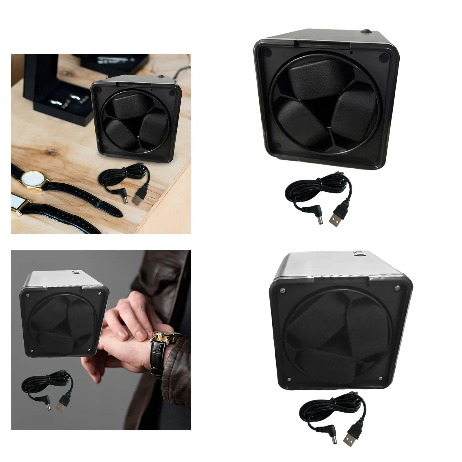 Vertical Winder Watch Box Automatic Rotator Silent Watch Winders Motor Men Mechanical Watches Display Organizer Boxes Accessory watch winder