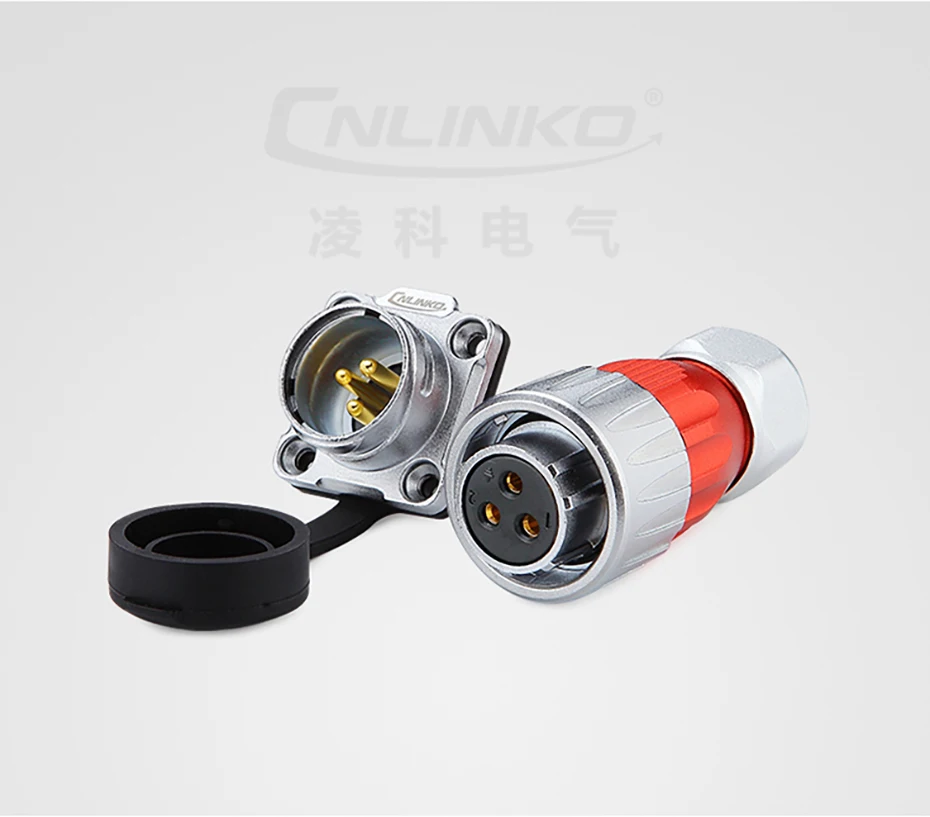 Details about   Cnlinko M20 4Pin Female Plug Male Socket 500V High Panel Power Connector Medical 