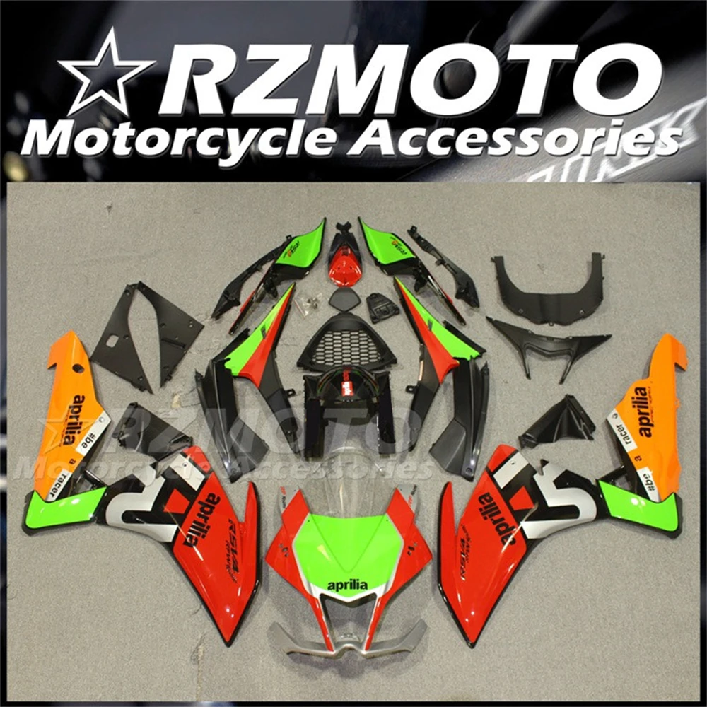 

New ABS Whole Fairings Kit Fit for Aprilia RSV4 1000 2009 2010 2011 2012 2013 2014 09 10 11 12 13 14 Bodywork set Orange Green