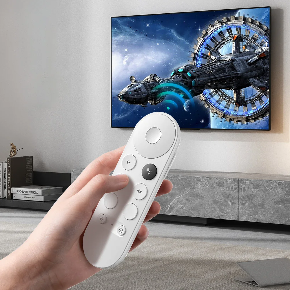 G9N9N Telecomando Sostitutivo Smart Tv Telecomando Vocale Compatibile Con Bluetooth Per Google Tv Chromecast 4K Snow