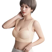 Soutien-gorge de sport respirant pour femmes, taille européenne/états-unis, soutien intérieur, Push Up, gilet, Patchwork, maille, sous-vêtements de sport, hauts, soutien-gorge rembourré 3