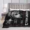 Heather Silent Hill 3 Merch Blanket Velvet Bedding Horror Game Throw Blankets Relax Super Soft for Office Rug Piece  blanket 6