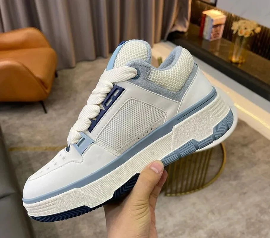 Louis Vuitton Blue LV Trainer Crystals Sneaker