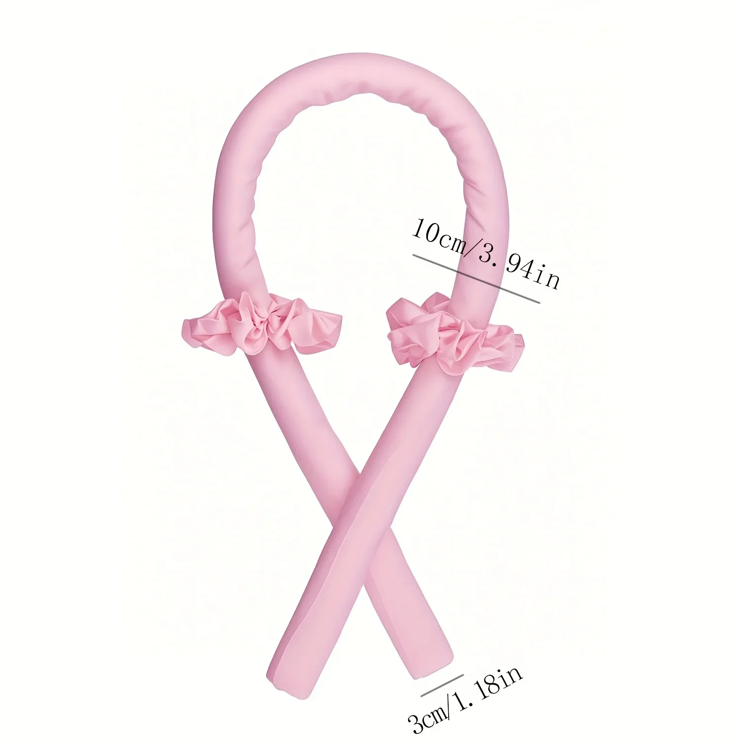 Satin Heatless Curling Set with Headband - Gentle Nighttime Hair Care Solution