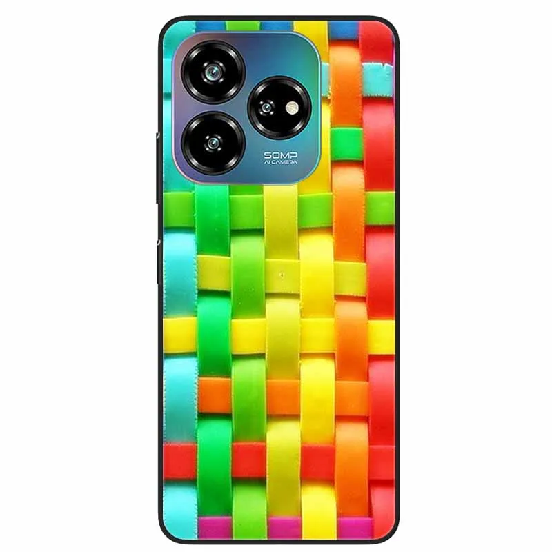 Cartoon Silicone Soft Phone Case - Protective Cover Bag in Vibrant Design