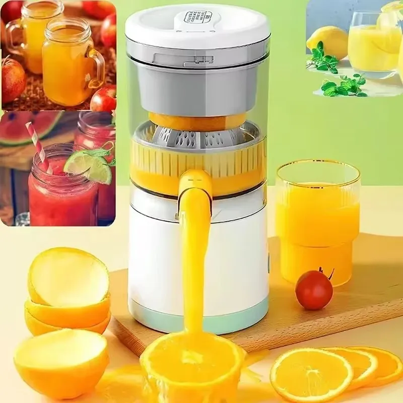 Fruit Juicer Wireless Juicer Automatic Orange Lemon Juicer USB Charge Juice Separator Portable Fruit Extractor