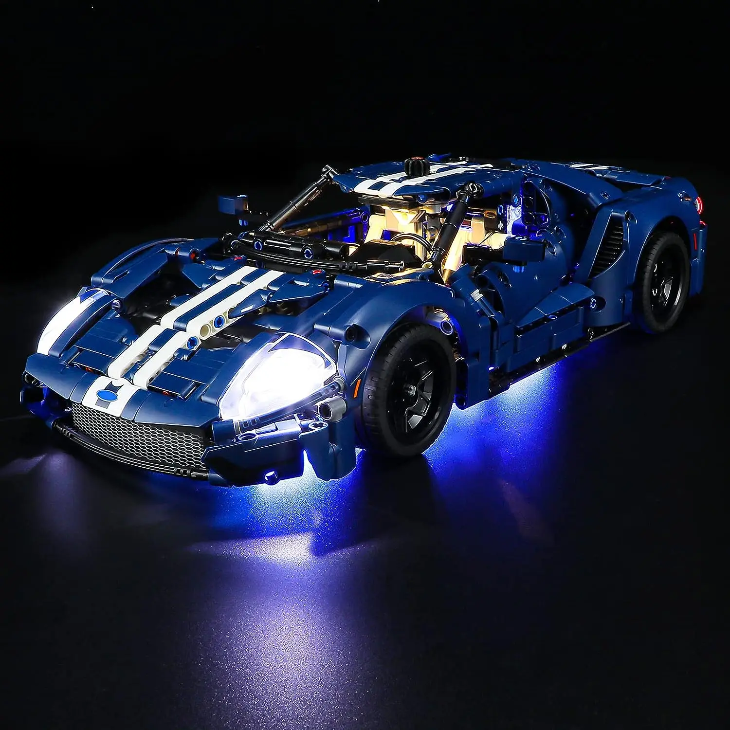 Hprosper 5V Luci A Led Per 2022 Ford Gt 42154 Lampada Decorativa Con Scatola Batteria (Non Includere Blocchi Lego)