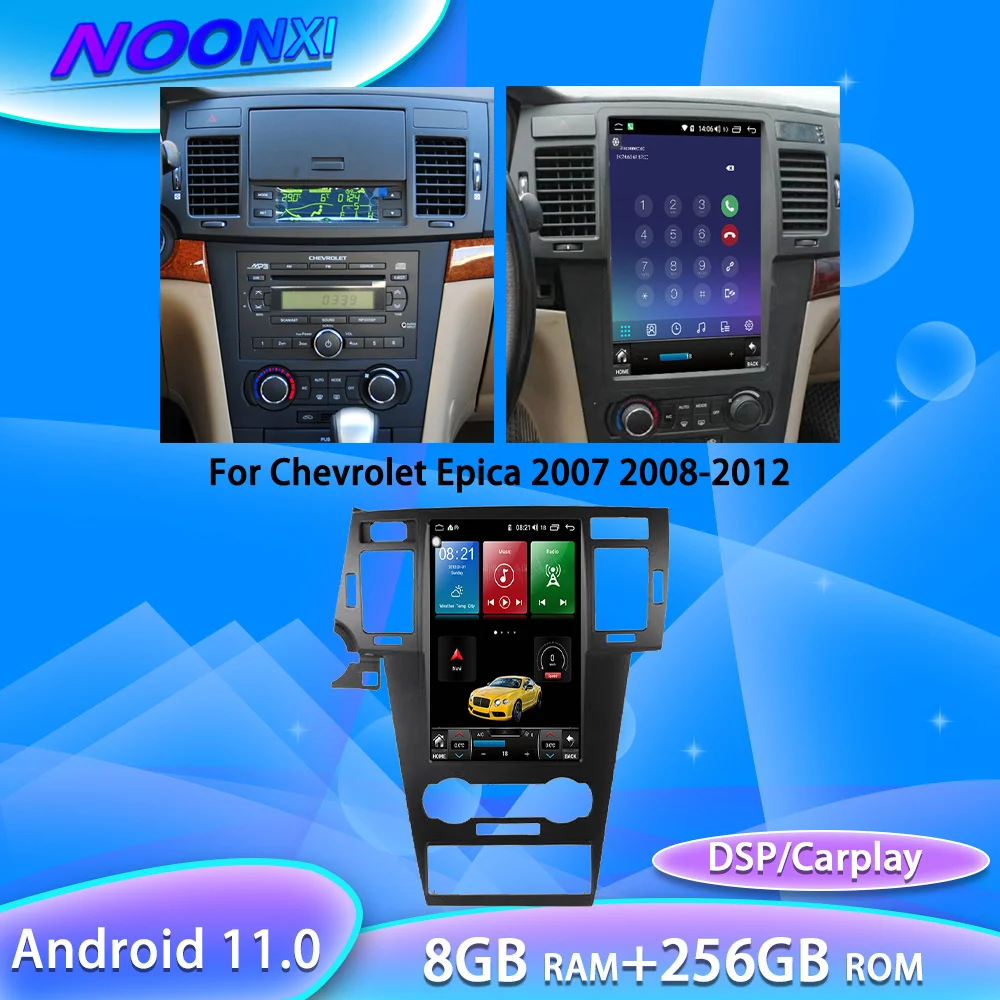 

For Chevrolet Epica 2007-2012 Car Radio Stereo Multimedia Player GPS Navigation Touch Screen 2 Din Head Unit 8G+256G Android11.0