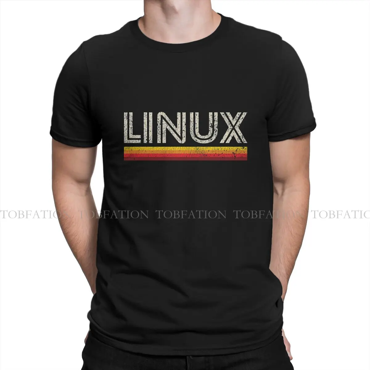 

Операционная система Linux, футболка из чистого хлопка, новинка, Классическая футболка, Мужская футболка, новый дизайн