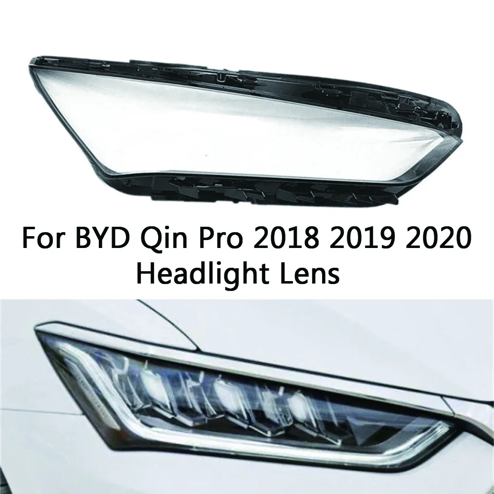 

For BYD Qin Pro 2018 2019 2020 Accessories For Car Replace A Transparent PC Lights Shell Headlight Lens Cover