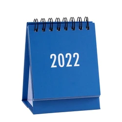 Mini calendrier quotidien 2022, organisateur Agenda, décoration de bureau, maison, fournitures de papeterie portables mignonnes 