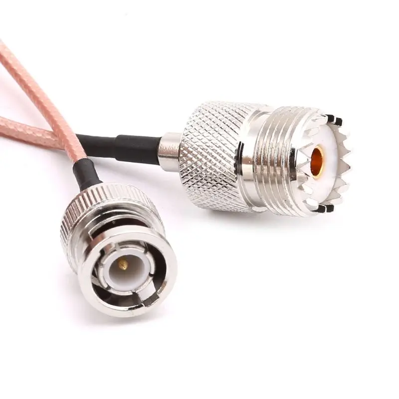 

Y1UB UHF SO239 Женский и BNC Мужской RG316 Косичка Кабель 15 см Радио Коаксиальный антенный кабель