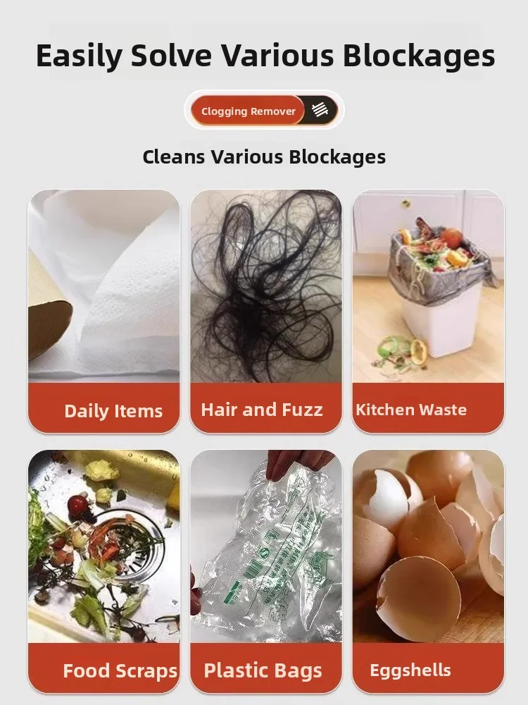 Sewer Bloage Tool Soft Spring Wire Kitchen Toilet Batoom Universal Steel Wire Tool for Household Cleaning