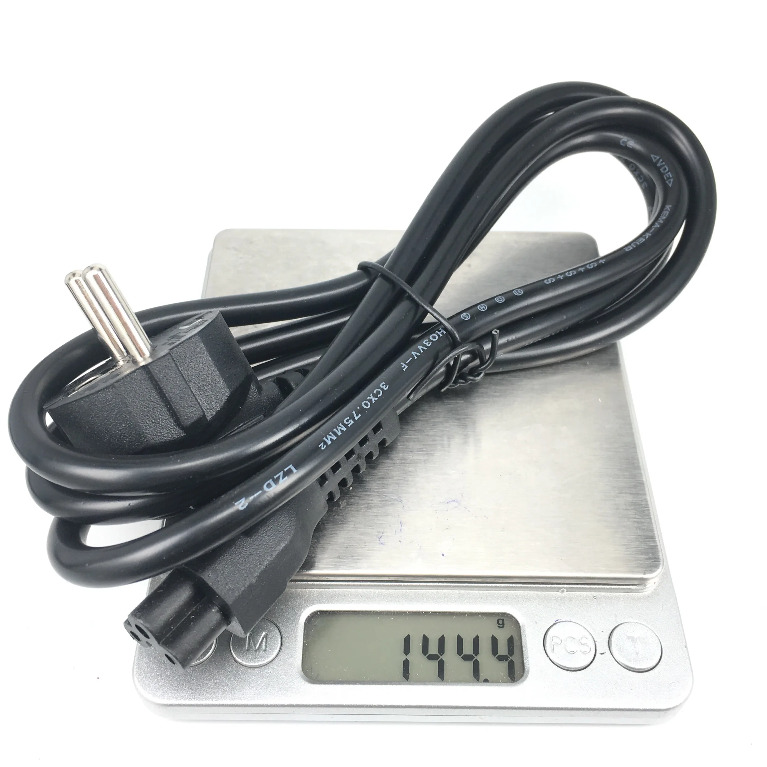 EU European AC Power Cord Euro IEC C5 Power Extension Cable 1.2m 1.5m Power Cable For Notebook Laptop PC Computer Monitor - 6