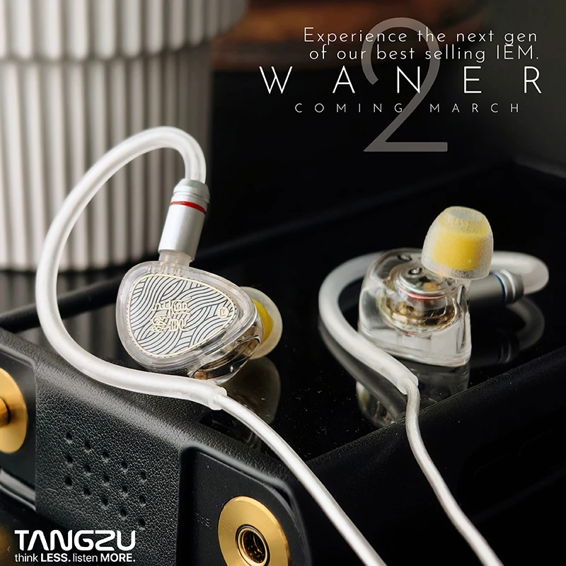 TANGZU WANER 2ND Gen HIFI Music In-ear Earphone IEM Earbud  0.78mm Plug Detachable Cable WANER2 5