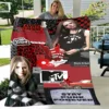 Singer AVRIL LAVIGNE Printed blanket Flannel Warm blankets Soft and comfortable blanket bed linings cubre cama Birthday Gift 2