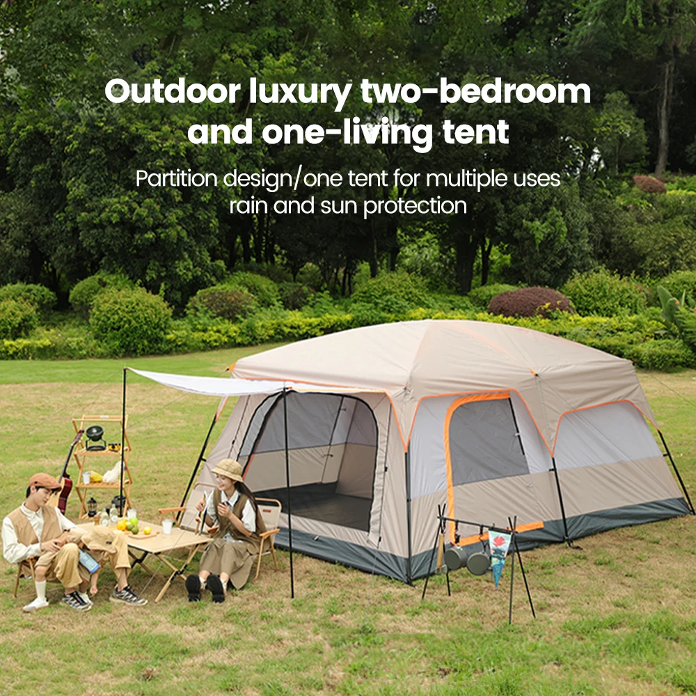 Sonuto Thickened Double Layer 2 Room Tent 1