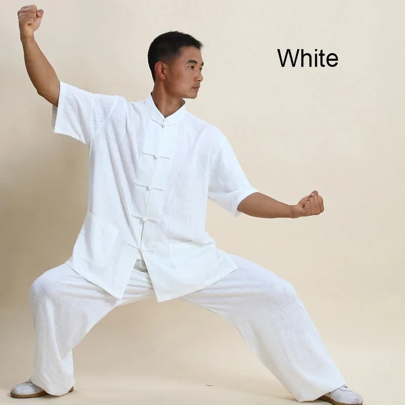 Adult Traditional Chinese Clothing Linen Wushu Tai Chi Exercise costume Men Women KungFu martial art Uniform Suit outfits tai chi clothing chinese women suit