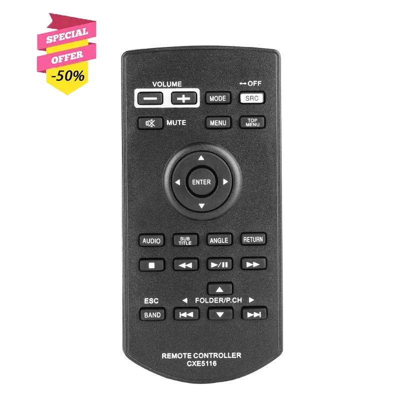 Telecomando Cxe5116 Per Sistema Audio Pioneer Avh-2450 Avh-200Ex Avh-201Ex Avh-200Bt Avh-270Bt Avh-290Bt Avh-291Bt Avh-295Bt