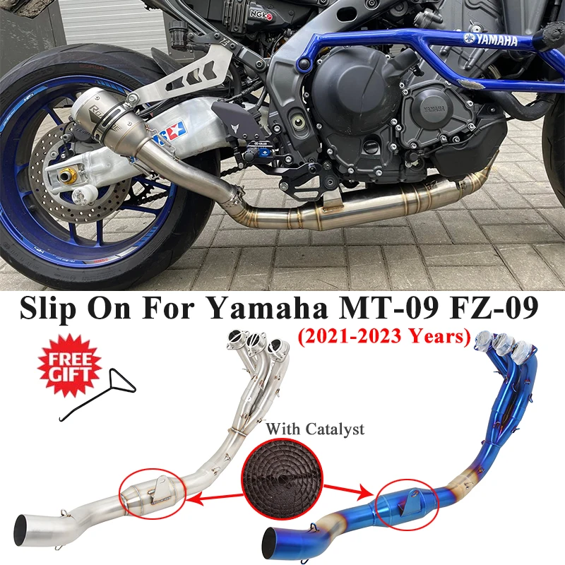 Slip-On-For-Yamaha-MT09-MT-09-FZ09-FZ-09-FJ09-2021-2023-Motorcycle ...