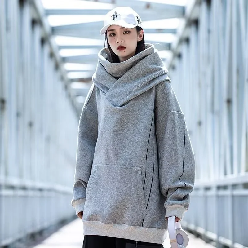 Autumn Men's Windbreaker Turtleneck Hooded Sweatshirts New