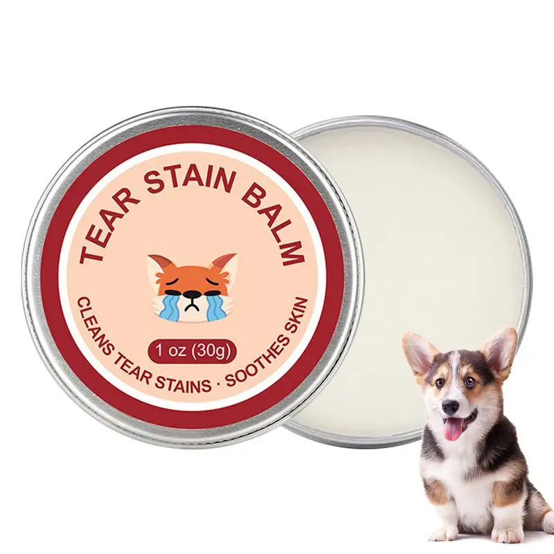 

30g Pet Tear Stain Remover Natural Tear Stain Remover Cat Dog Eye Cleaner Cream Pet Eye Stain Cleaner Ointment Pet Supplies