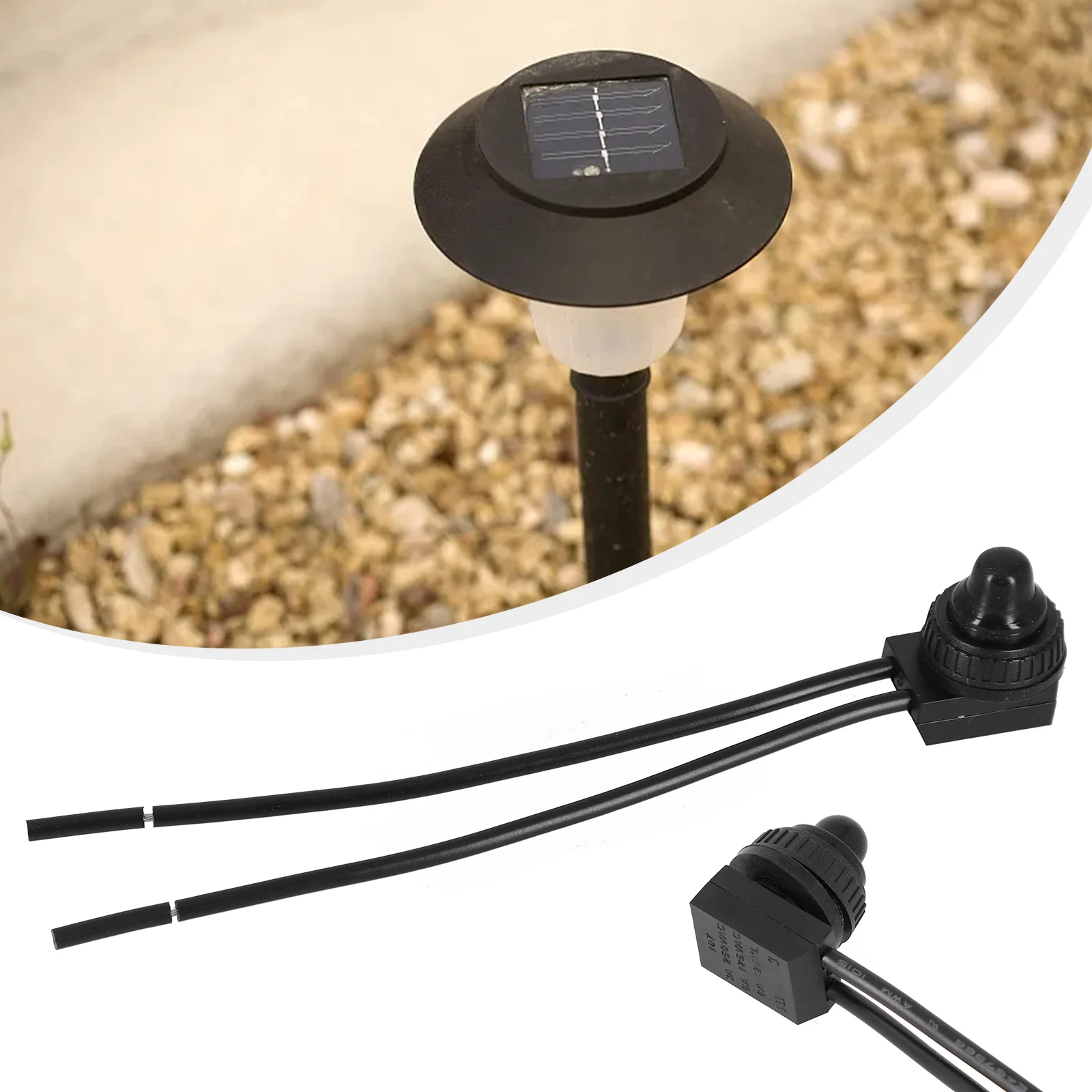 Ein-Aus-Schalter, Drucktastenschalter, rot/schwarz, Gummiabdeckung, robust, wasserdicht, mit Leitungen, Draht, 12 V, 250 V, 3 A, Bakelit-Basis, KP107 – Detail 30