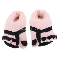 Adult Unisex Cartoon Panda Slippers Cute Plush Slippers Winter Indoor Warm Funny One Size for Indoor Bedroom Shoes Home Slippers - Image 5