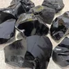 Natural Rough Black Obsidian Irregular Shape Raw Quartz Healing Crystals Stones Mineral Rock Specimen Decoration 6