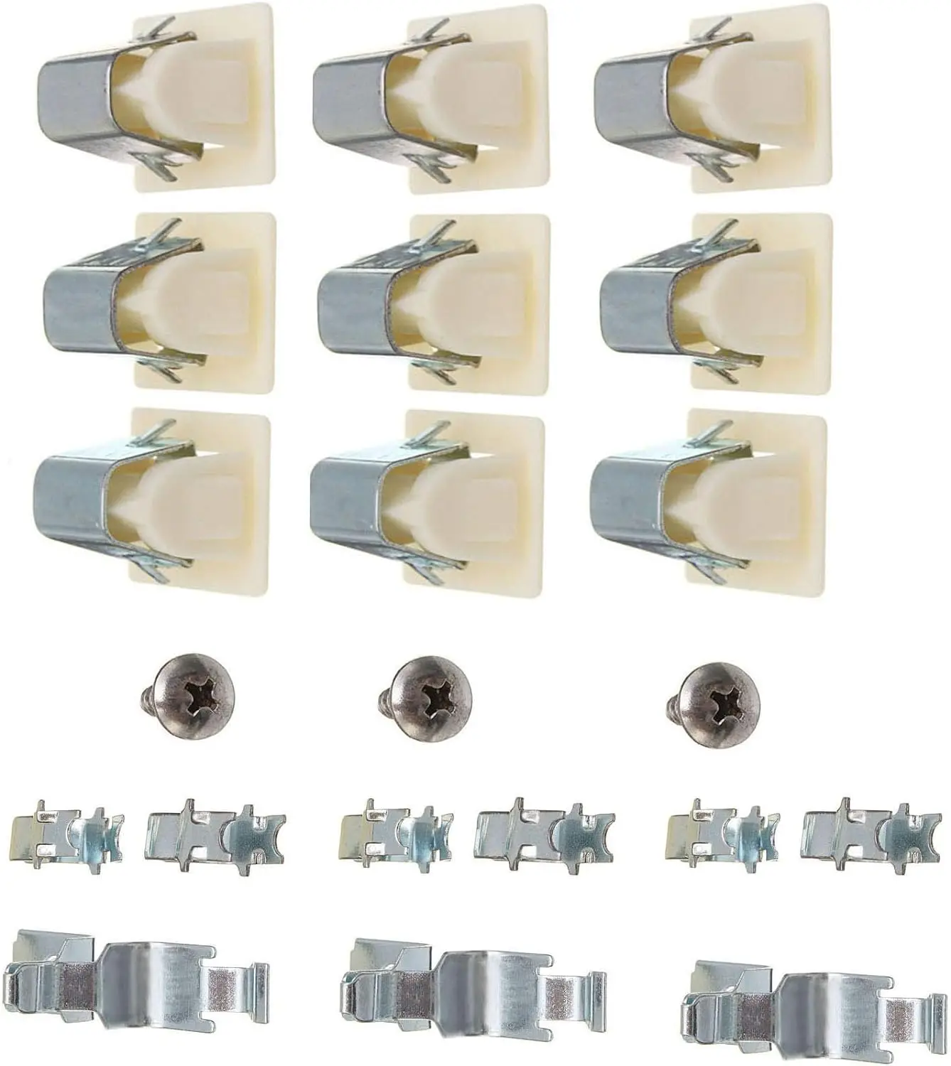 

1000sets 279570 Dryer Door Latch Strike Kit Replacement Part Fit for Whirl-pool K-enmore M-aytag K-itchenAid Dryers pack