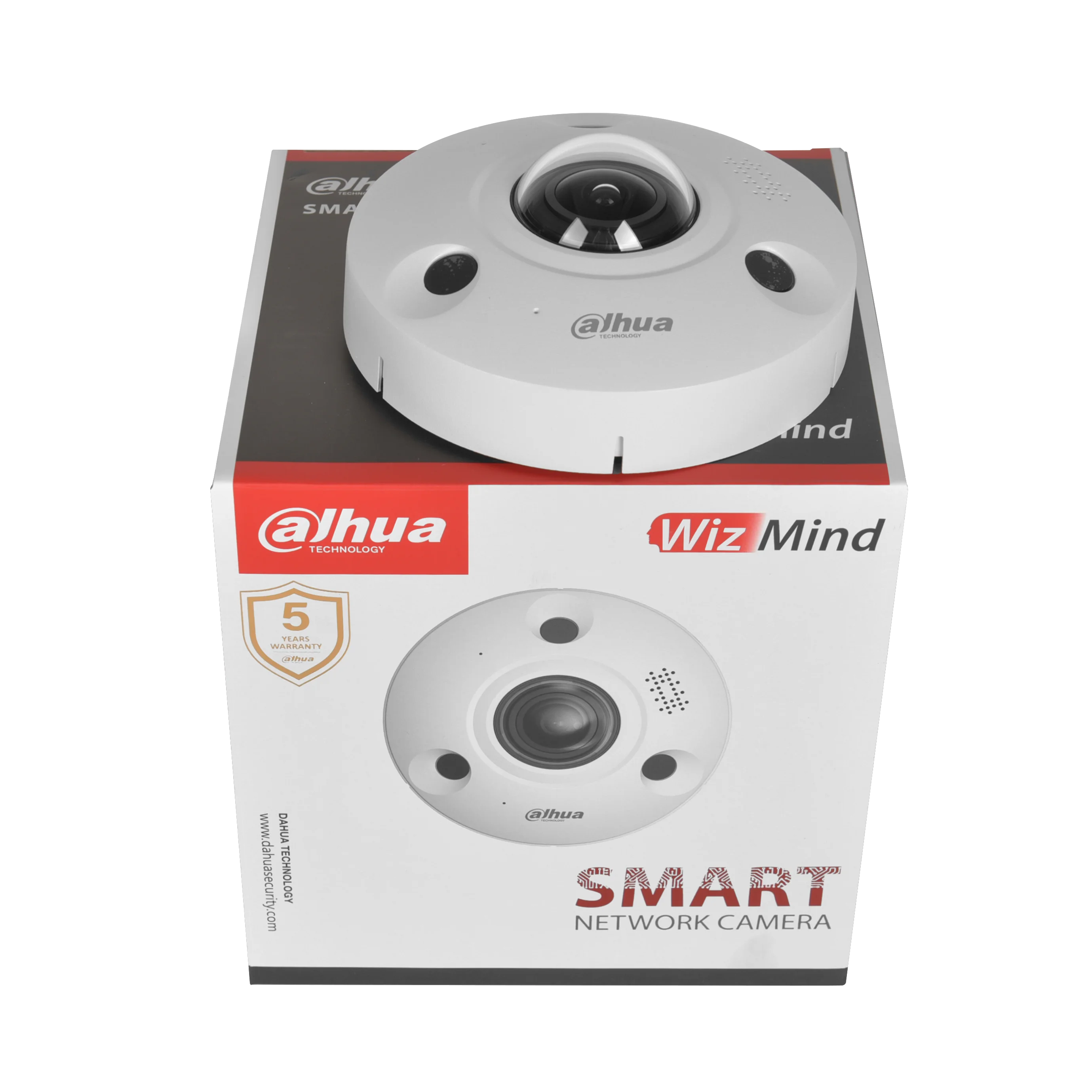 Dahua 오리지널 IPC-EBW81242-AS-S2 어안 카메라, 내장 마이크 및 스피커 교체, IR10M, IP67, IK10, WizMind, 12MP, 2 개
