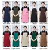 Custom Apron Logo Design Work Waiter Apron Waterproof Bubble Cafe BBQ Shop Nail Salon Man Women`s Kitchen Apron Personalized 3